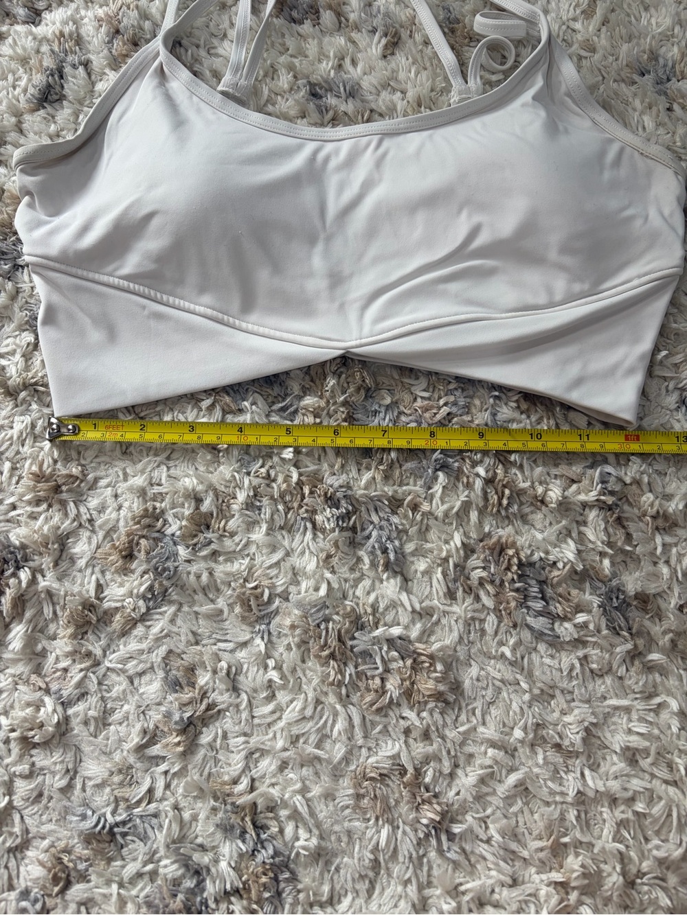 HALARA Women's Double Strap White Sports Bra Lot of 2 bras* - Picture 6 of 7